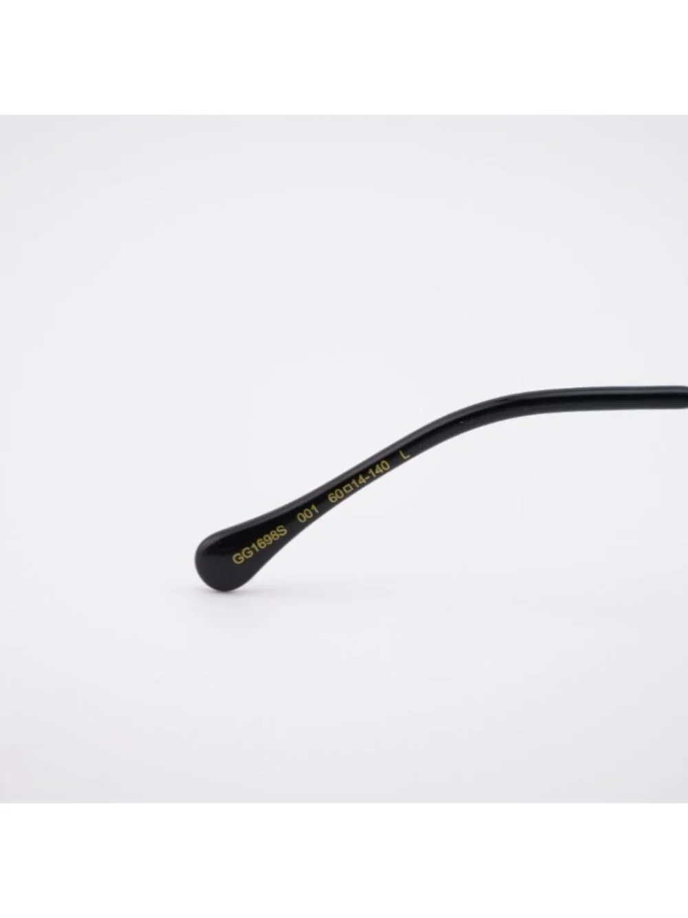 Gucci GG1698S 001 Sunglasses Black Aviator Frame, Black Lenses